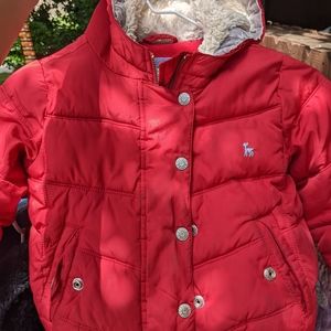 Girls 4T Old Navy Red Winter Coat